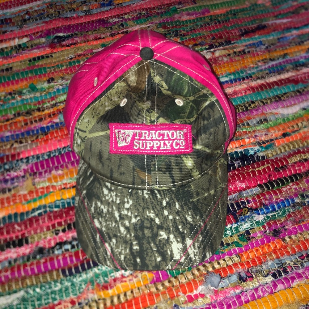 Pink& Camo Tractor Supply Store Hat